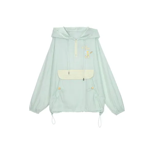 Snbl Мятно-зеленая Женская одежда с защитой от УФ-лучей