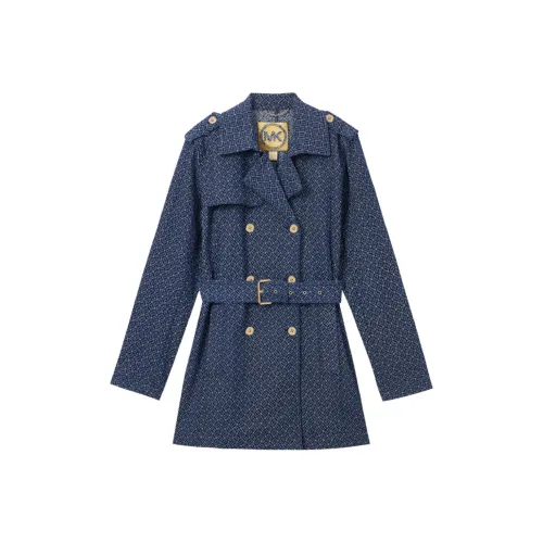 MICHAEL KORS FW24 Тренчкот Женский Темно-синий