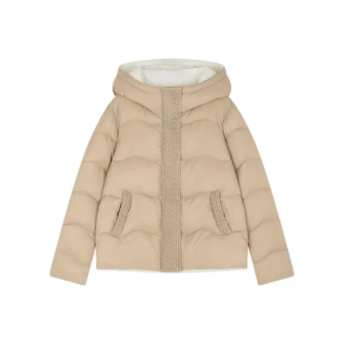 IHIMI Хлопковый пуховик женский светлый хаки