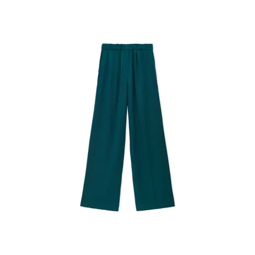 LOEWE FW24 Повседневные брюки Женские Зеленый