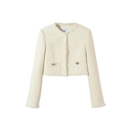 Ouyang Cropped Jacket Женская Beige
