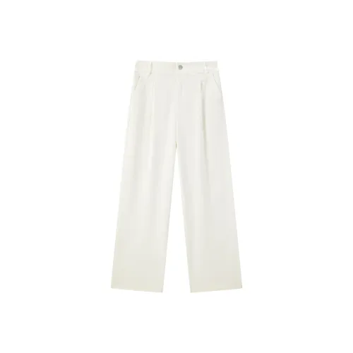 LEDIN Повседневные брюки Женские Mist White