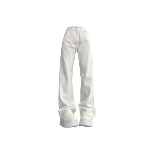 BETTERSAY Повседневные брюки Унисекс Белый