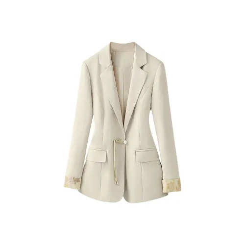 Cypress House Бизнес-костюм женский серо-бежевый