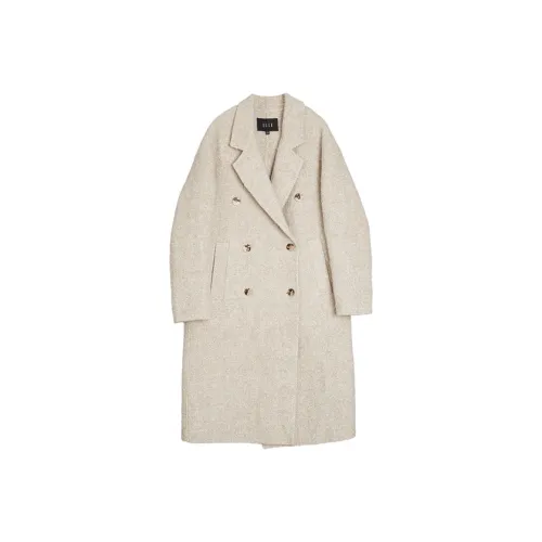 ELLE Кофейный Бежевый Женское Пальто