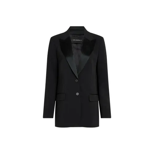 KARL LAGERFELD SS25 Бизнес-костюм Пальто Женское Черное