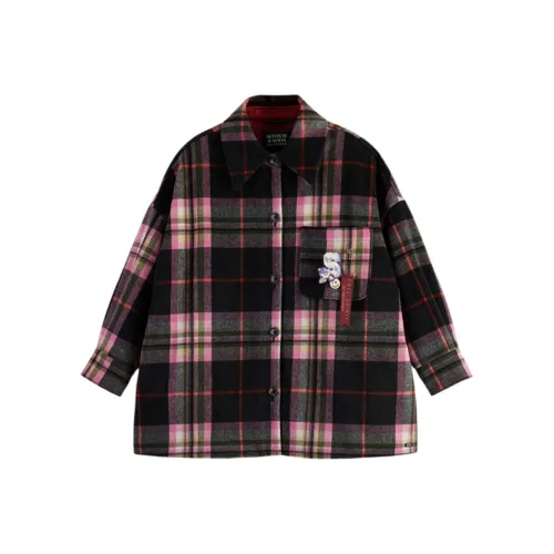 Scotch Soda Пальто Женское Многоцветное Клетка