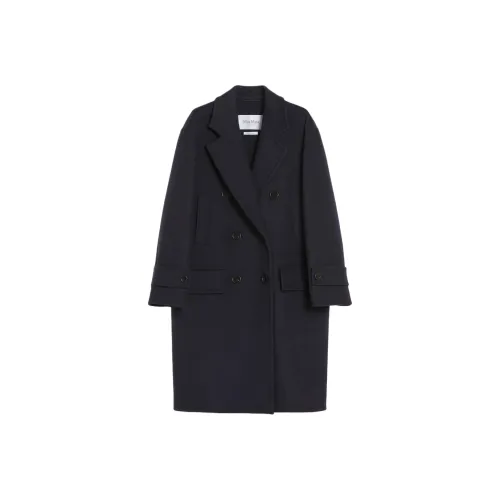 MaxMara Пальто Женское Ультрамарин Циан