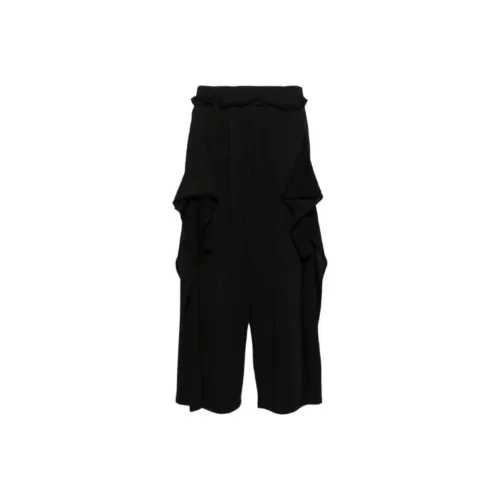 Yohji Yamamoto Черные Женские Повседневные Брюки