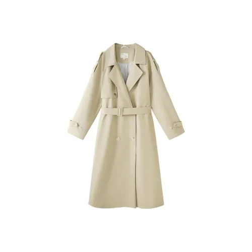 SHIRAN Тренчкот Женский Хаки