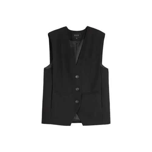 ELLE Черные Женские Жилеты