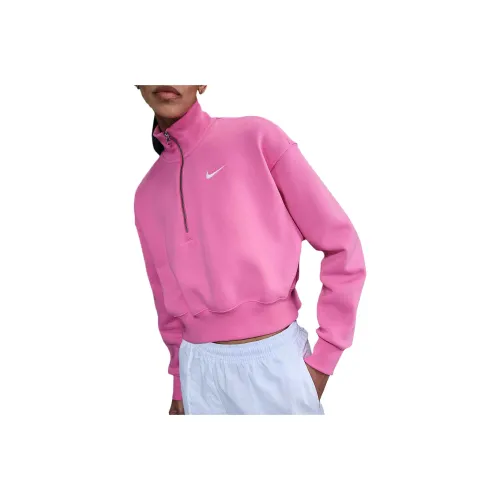 nike Sportswear Phoenix Fleece Толстовка Женская Розовая