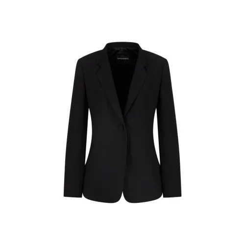 EMPORIO ARMANI Бизнес-костюм Пальто Женское Черное