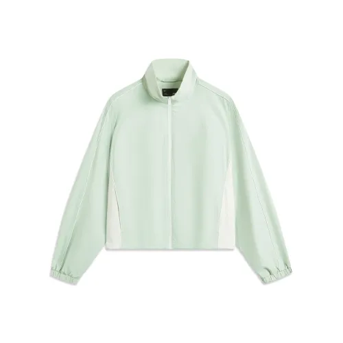 LINING Sports Life Collection Тренчкот Женские Ледяной Fat Зеленый