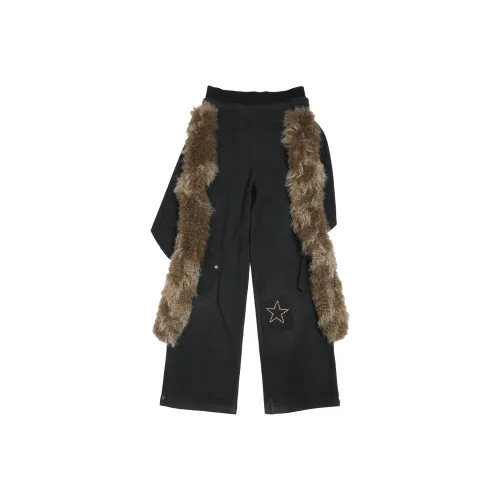 JIKOO Повседневные брюки Женские Черный