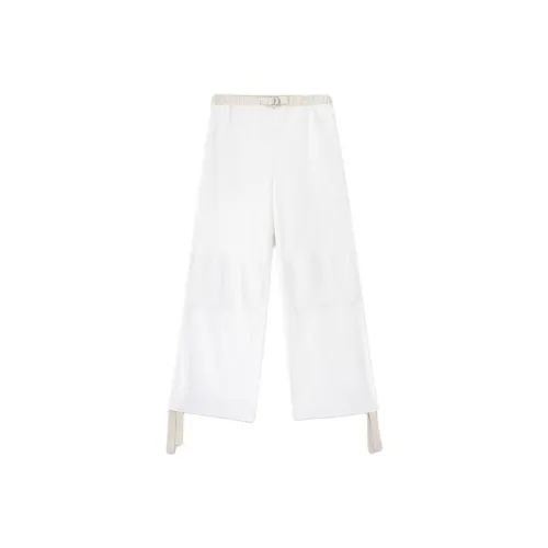 JIL SANDER Белые Женские Повседневные Брюки