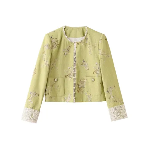 Aoaifu Бизнес-костюм унисекс желтый зеленый