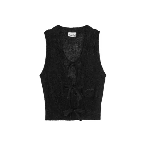 GANNI Черные Женские Жилеты