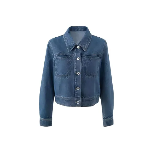 YALIDA Blue Женские джинсовые куртки