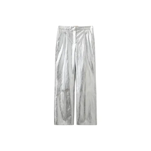 The. garment Серебряный Женские Повседневные брюки