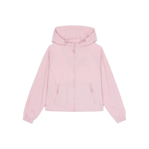 Mlb Base Logo SS25 Тренчкот Женский Розовый