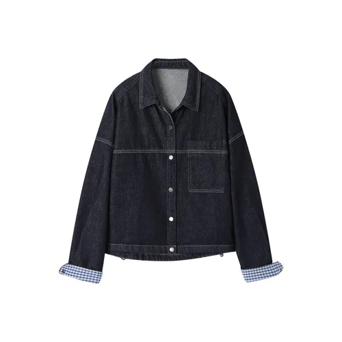 RED DRAGONFLY Denim Jacket Women's Black