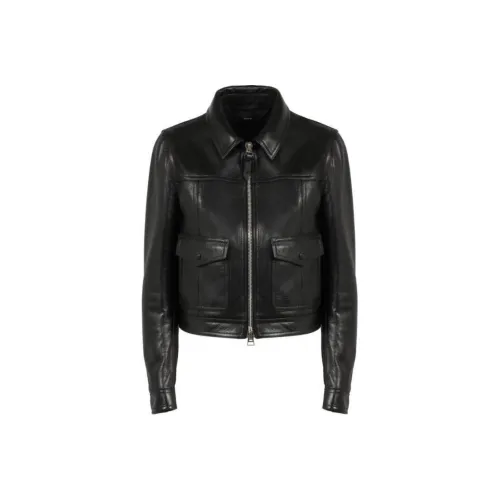 TF Кожа Куртка Женская Черная