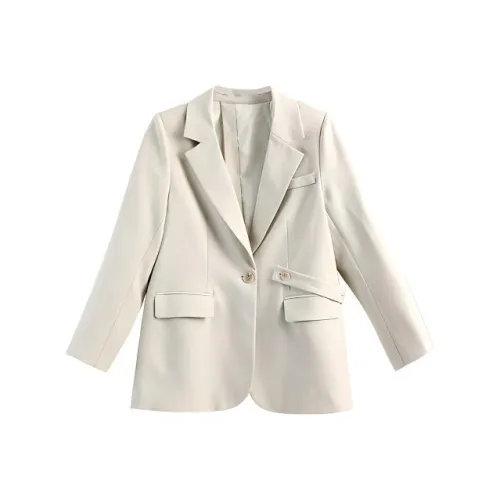 MSSHE Весна Split Waist Strap Бизнес Костюм Куртка Женская