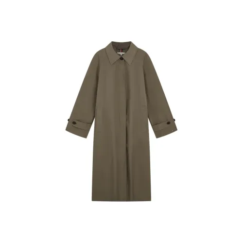 Tommy Hilfiger Тренчкот Женский Темно-Кофейный