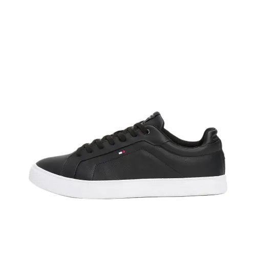 Tommy Hilfiger Slip-resistant Abrasion-resistant Low Top Skateboard Shoes Men's Black Томми Хилфигер Противоскользящие Устойчивые к истиранию Низкие Кроссовки для скейтбординга Мужские Черные