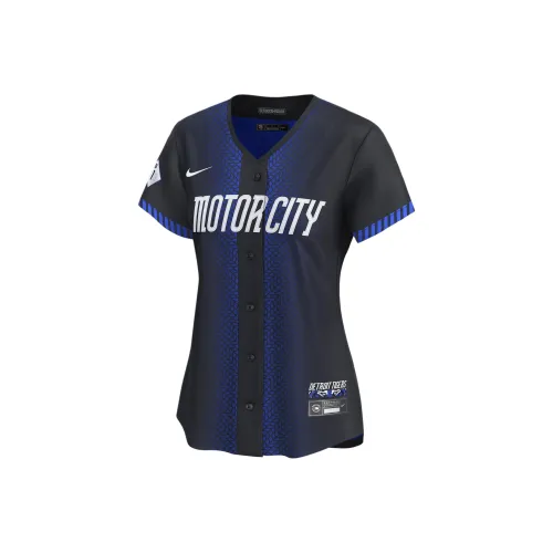 nike x MLB Бейсбольная куртка Женская Морской синий