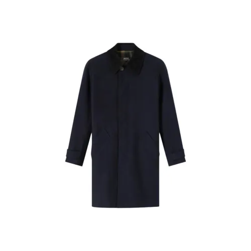 A.P.C FW24 Пальто Женское Темно-синий