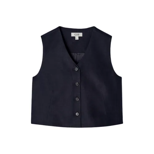 COS Темно-синий Женские Жилеты