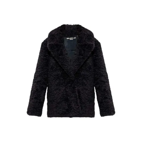 STELLA MCCARTNEY Обсидиановый черный Женские бархатные куртки
