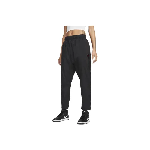 Jordan Black Women's Knitted Training Pants Джордан Черные Женские Вязаные Спортивные Штаны