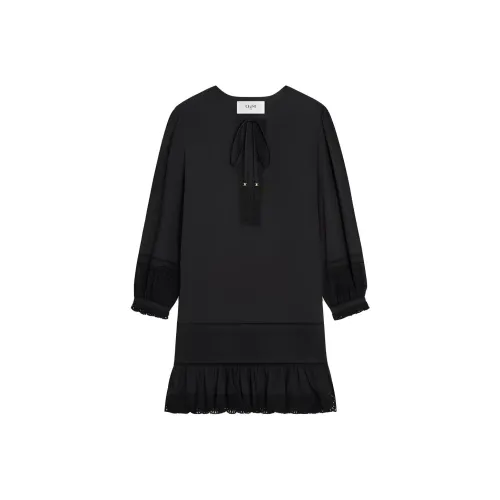 CELINE SS23 Slip Платье Женское Черное