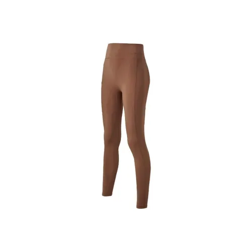 New Balance Коричневые Женские Леггинсы