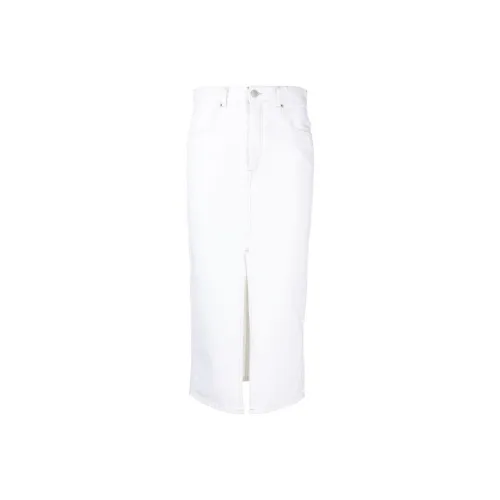 ISABEL MARANT FW23 Denim Long Skirt Women's White ISABEL MARANT FW23 Деним Длинная Юбка Женская Белая