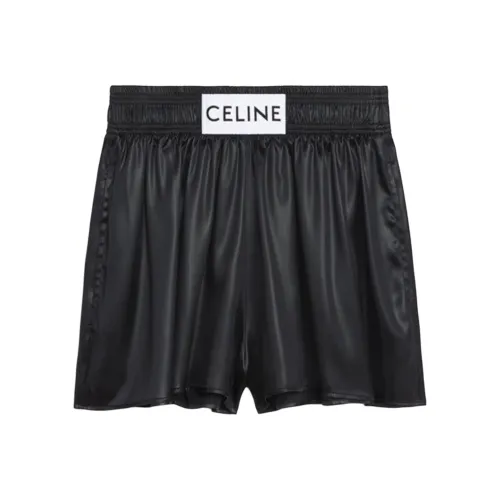 CELINE FW22 Повседневные шорты Женские Черные