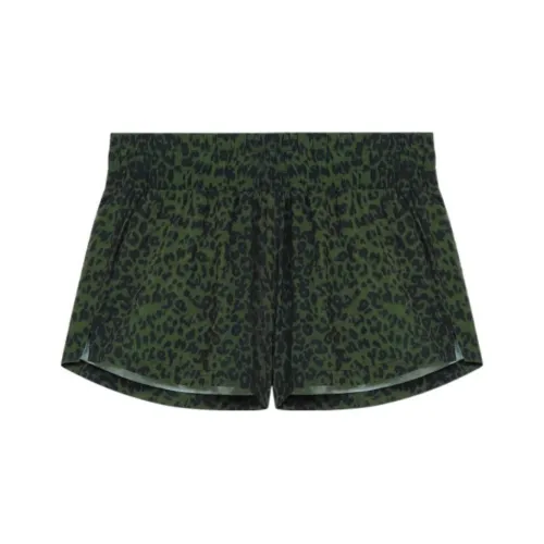 Maje Темно-зеленые Женские Повседневные шорты