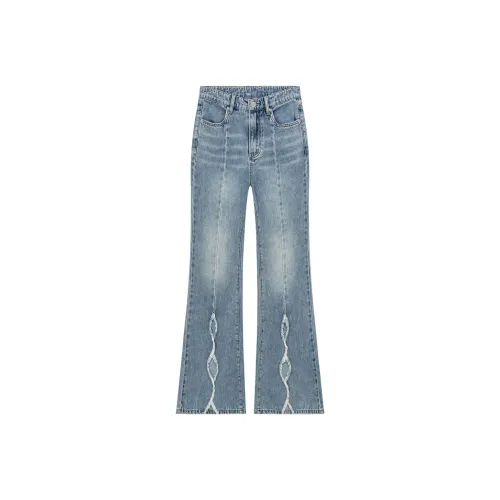 CHUU Джинсовый синий Женские джинсы