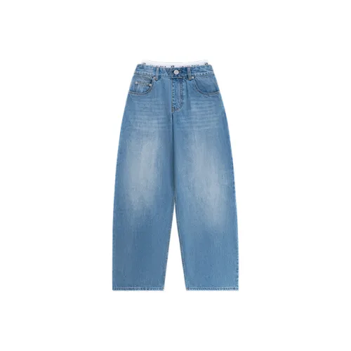 CALLED BACK Джинсы Женские Джинсовый синий