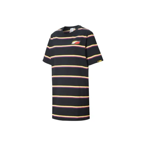 PUMA x ORDET Короткий рукав Платье Женское Черное