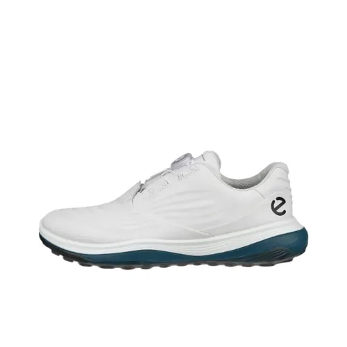 Ecco LYTR Дышащая Низкая Обувь для гольфа Мужская Белая
