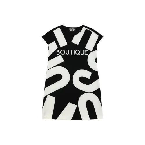 MOSCHINO Черные Женские Платья без рукавов