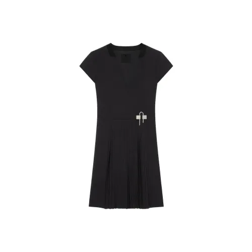 GIVENCHY SS22 Короткий рукав Платье Женское Черное