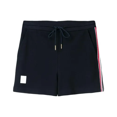 THOM BROWNE Синие Женские Повседневные Шорты