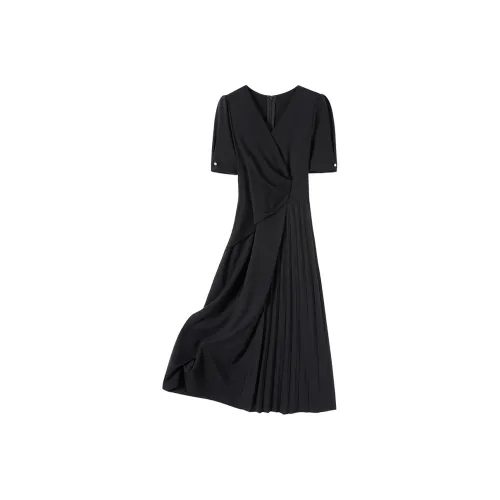 TOUCH Короткий рукав Платье Женское Черное