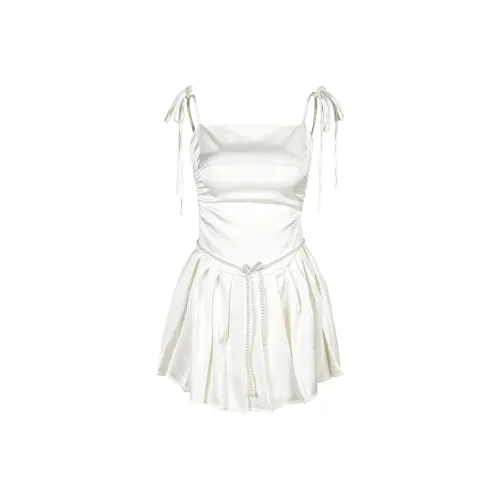 COVER TIME Белый Женские Слиплатья