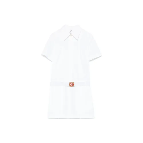 CASABLANCA SS25 Короткий рукав Платье Женское Белое